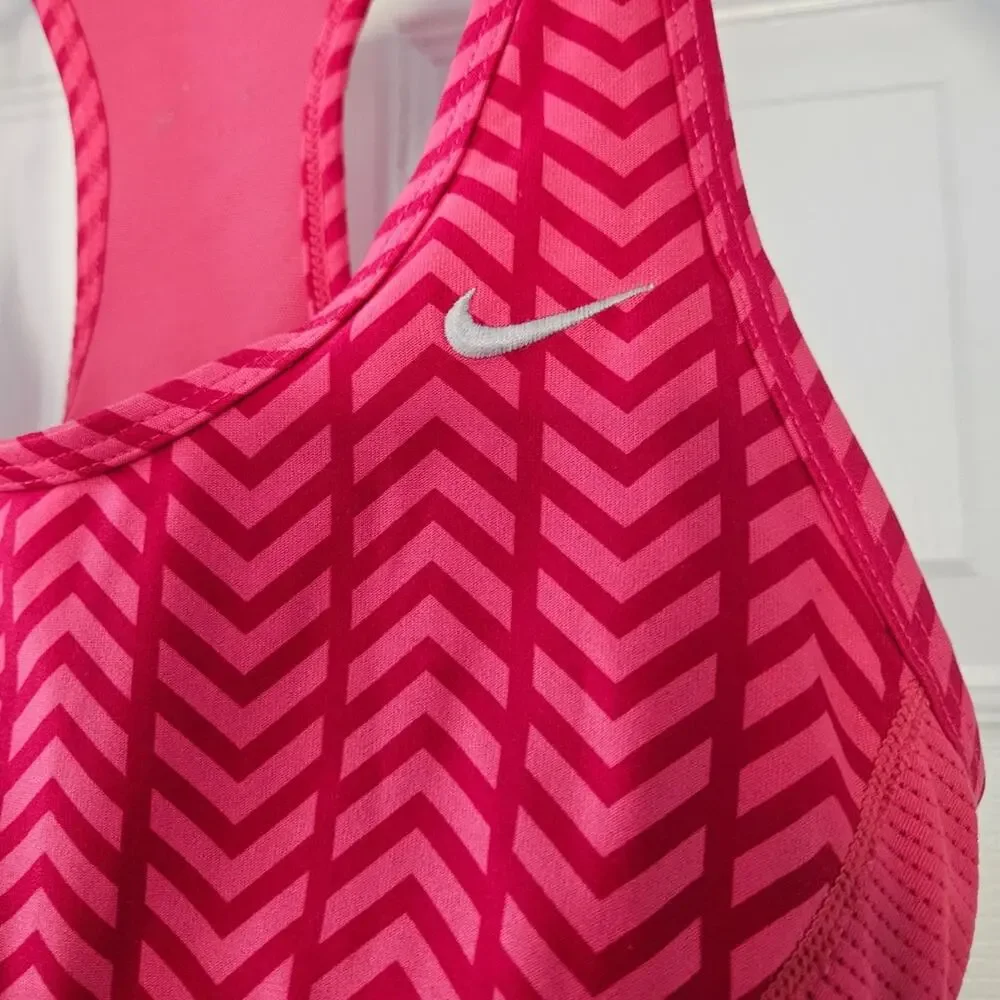 Nike Pink Chevron Tank Top